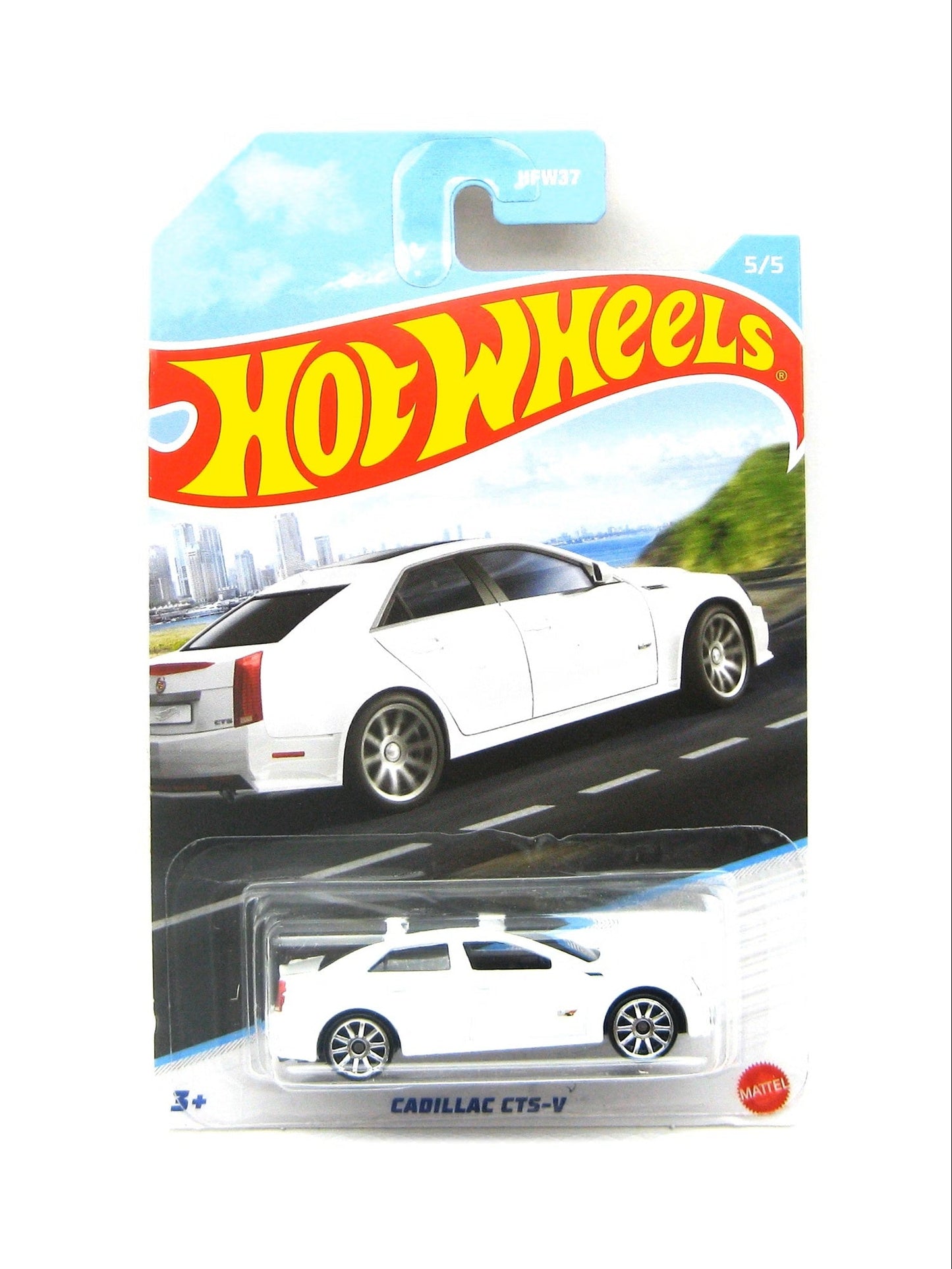 Hot Wheels - Cadillac CTS-V Blanche - Échelle 1/64