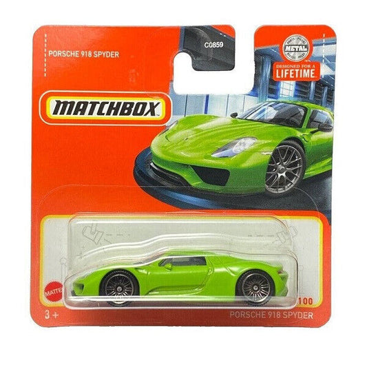 Matchbox - Porsche 918 Verte #45 - Matchbox - Échelle 1/64 environ