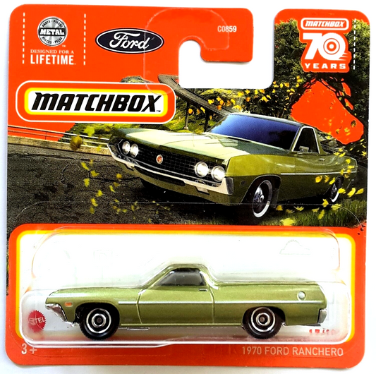Matchbox - Ford Ranchero Green #17 - Matchbox - Échelle 1/64 environ