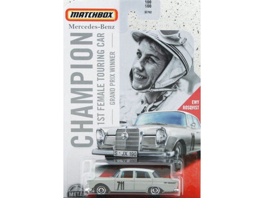 Matchbox - Mercedes Benz 220 SE Berline Ewy Rosqvist - Matchbox - Echelle 1/64 Environ