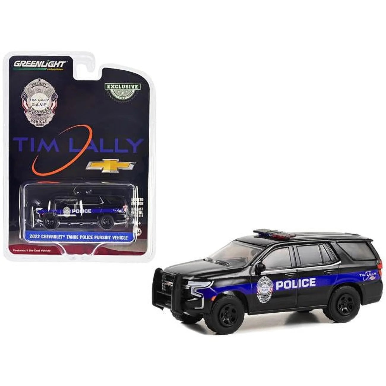 Greenlight - Chevrolet Tahoe Police Pursuit Vehicle Tim Lally - Greenlight - Scala 1/64