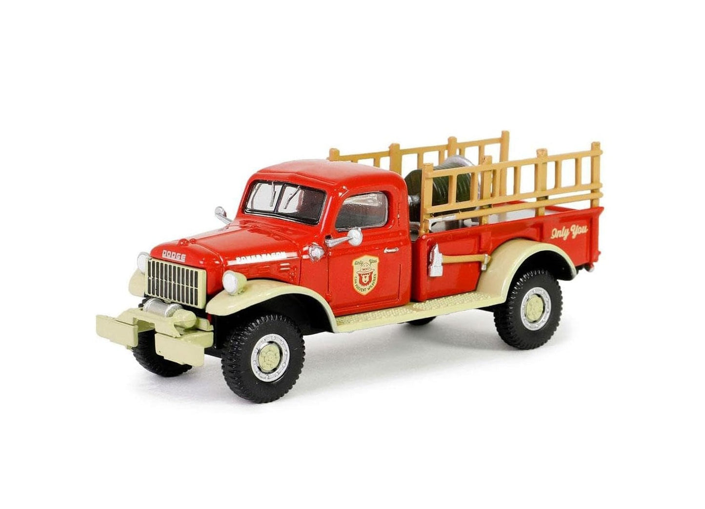 Greenlight Collectibles - 1946 Dodge Power Wagon Fire Truck Smokey Bear Series 3 - Scale 1/64