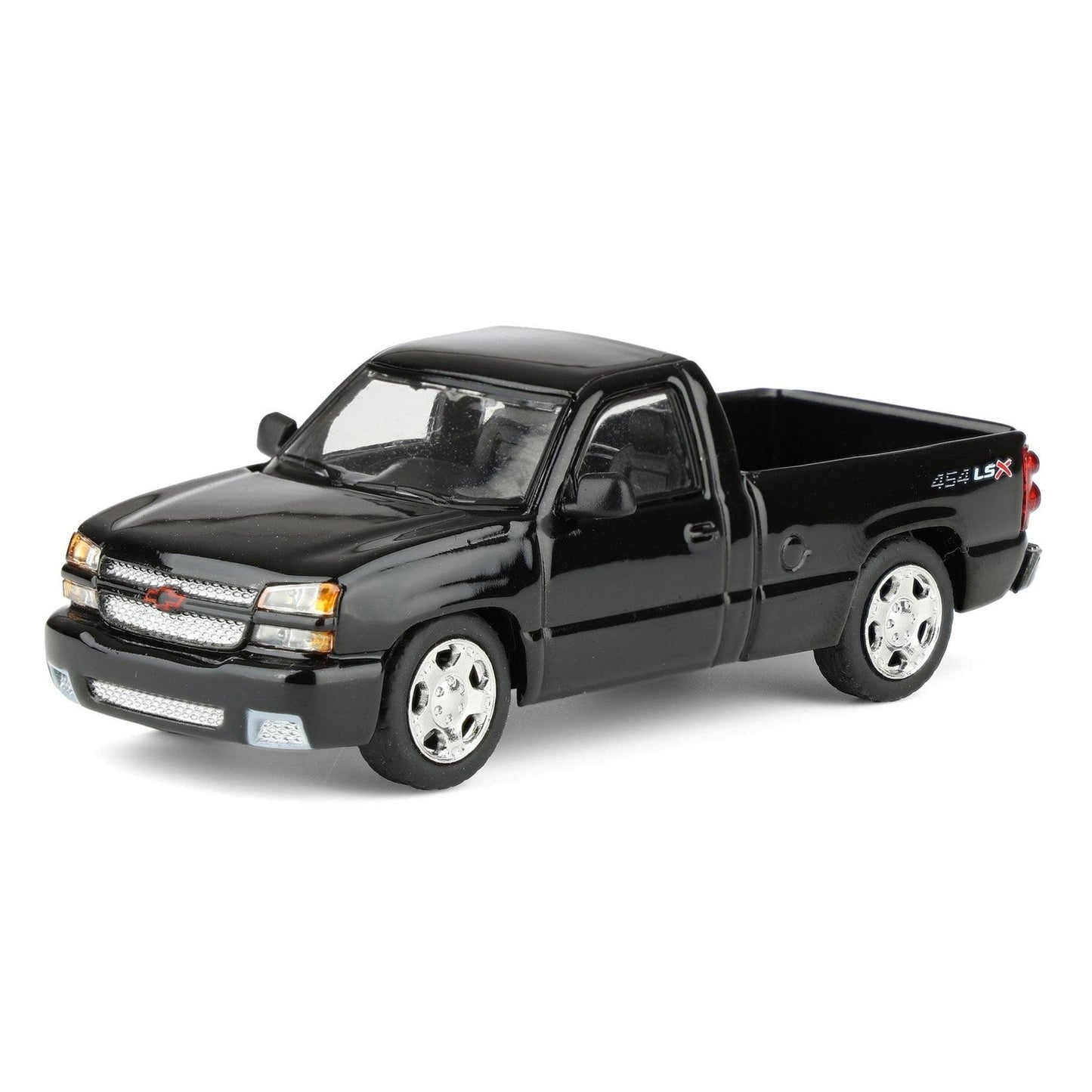 Para64 - Chevrolet Silverado 454 LSX 2006, cabine simple, noir onyx - Échelle 1/64 PB-55381