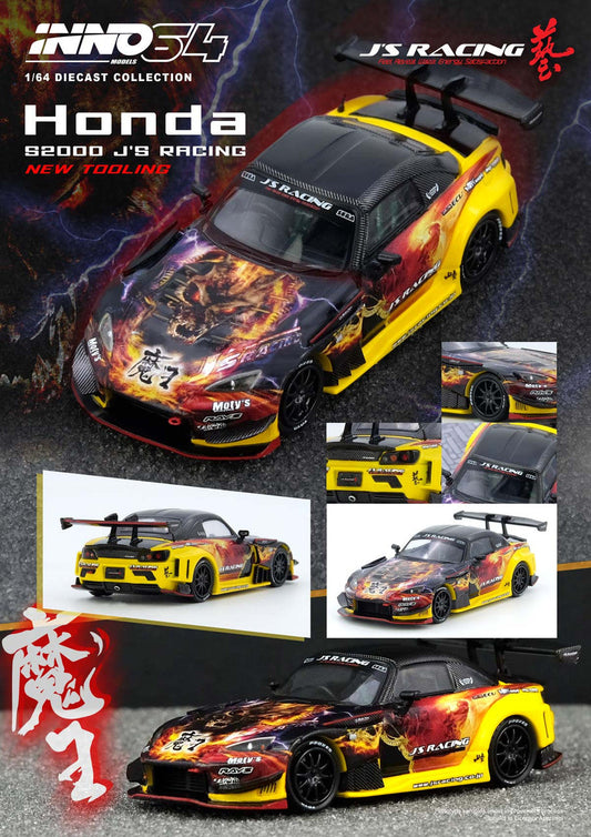 INNO64 - Honda S2000 J's Racing (AP1) Maou - Scale 1/64 - IN64-S200JS-MAOU