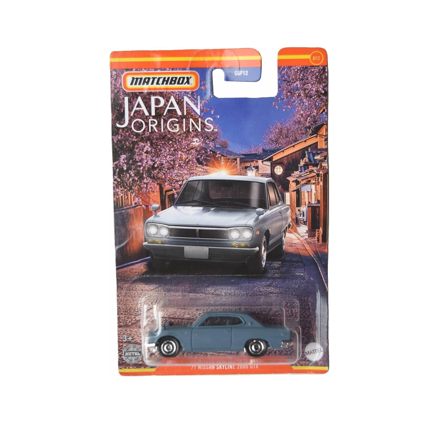 Matchbox - '71 Nissan Skyline 2000 GTX Japan Origins 6/12 - Scala 1/64 Circa