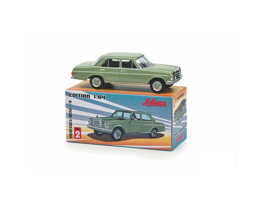 Schuco - Mercedes-Benz 200D Light Green - Scala 1/64 452030600