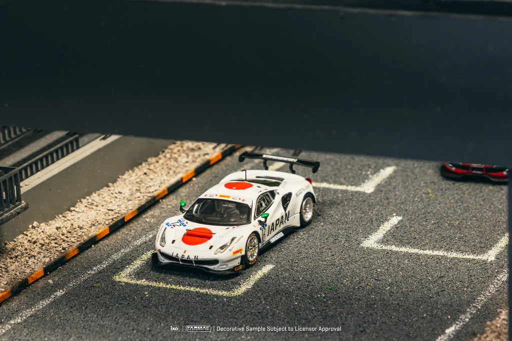 Tarmac Works - Ferrari 488 GT3 FIA GT Nations Cup 2018 T.Kondo / K.Seto Japan Limited Edition - HOBBY64 - Scala 1/64 T64-072-18GTN12