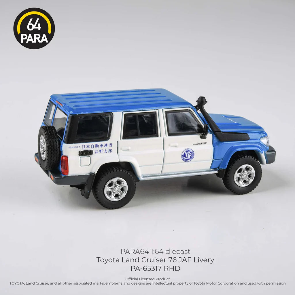 Para64 - 2014 Toyota Land Cruiser 76 JAF (Japan Automobile Federation) RHD - Scale 1/64