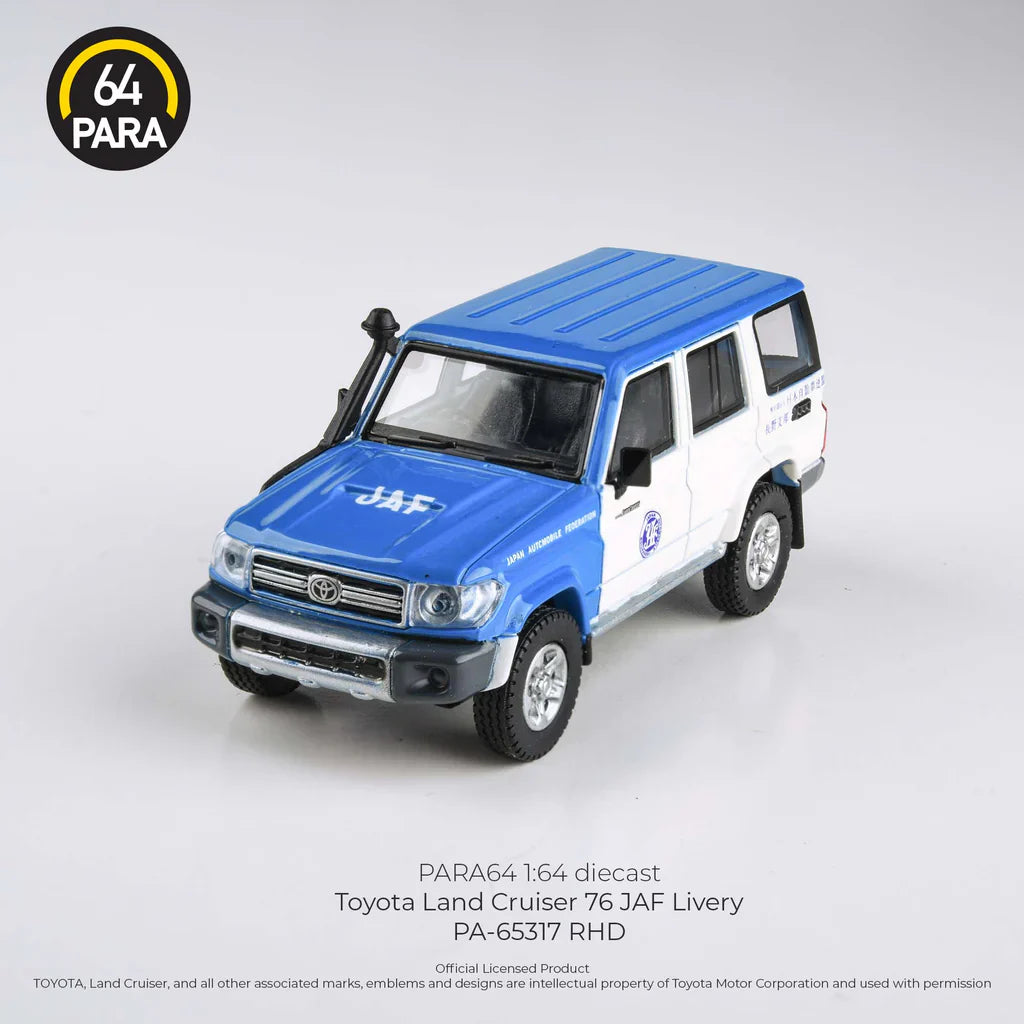 Para64 - 2014 Toyota Land Cruiser 76 JAF (Japan Automobile Federation) RHD - Scale 1/64