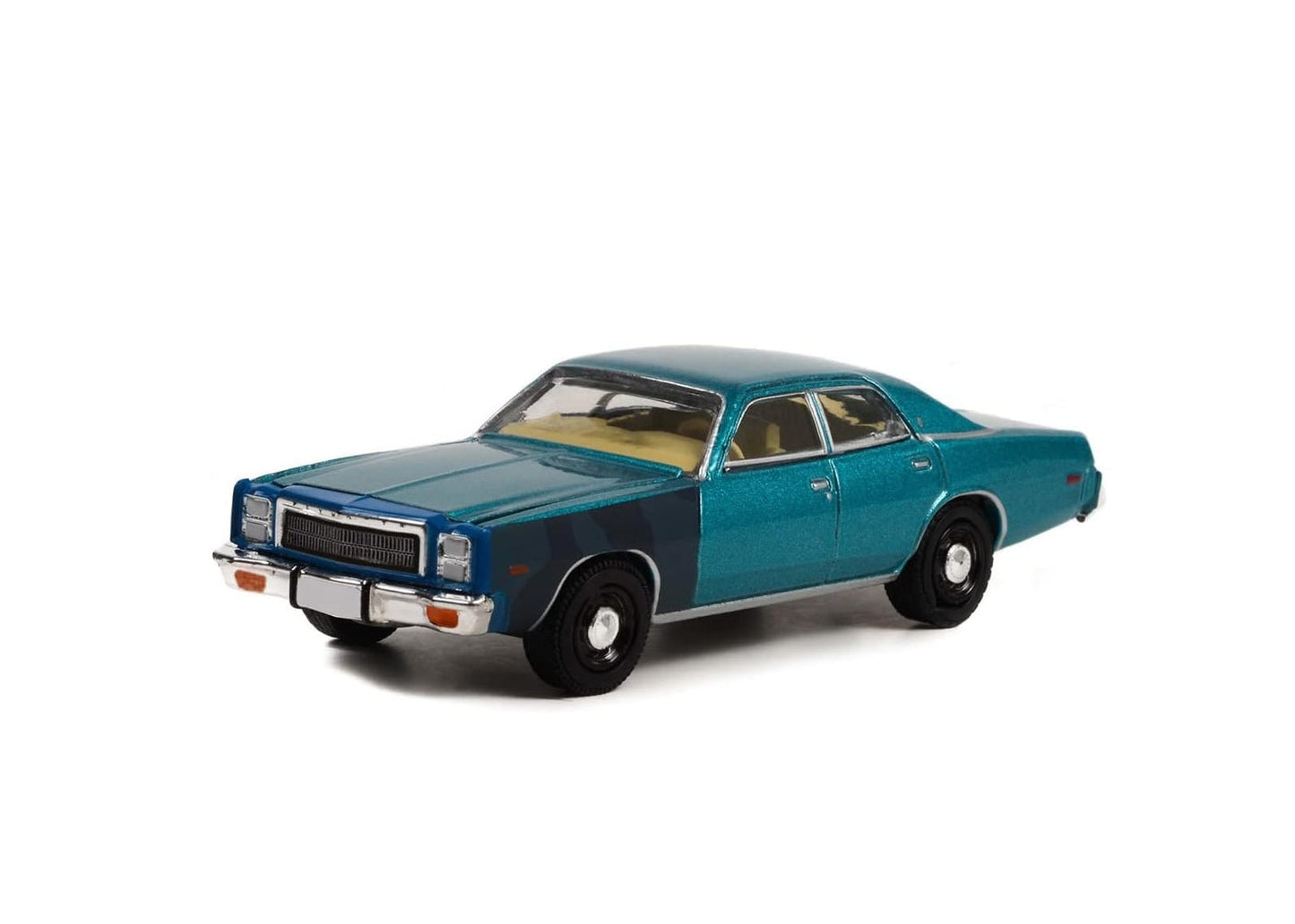Greenlight Collectibles - 1977 Plymouth Fury Sergeant Rick Hunter "Hunter" (1984-1991) - Hollywood Series - Scale 1/64