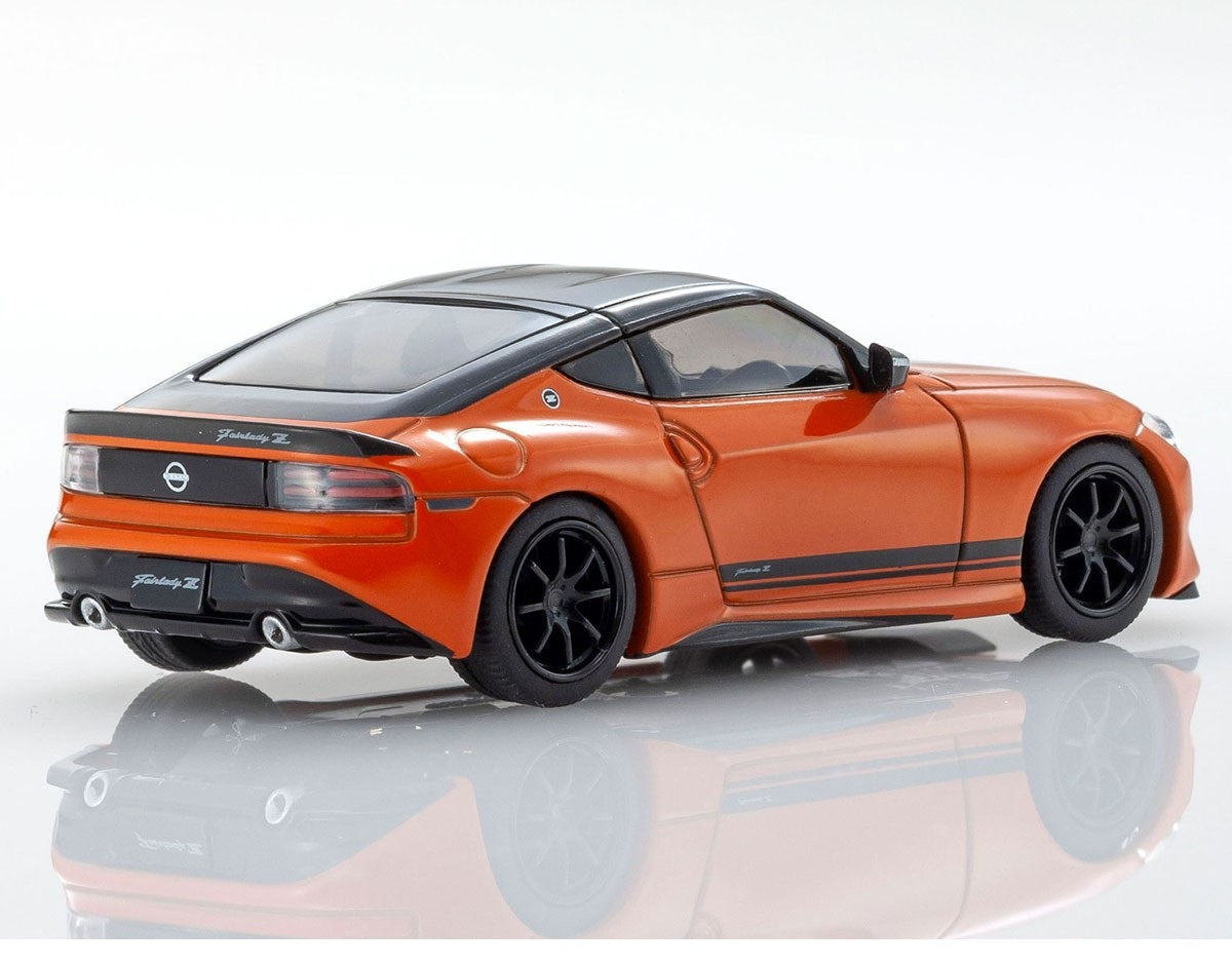 Kyosho - Nissan Fairlady Z Customized edition Orange - Mini Car & Book - Scala 1/64