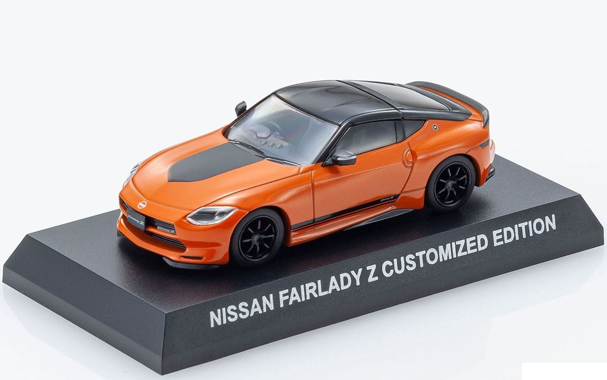 Kyosho - Nissan Fairlady Z Customized edition Orange - Mini Car & Book - Scala 1/64