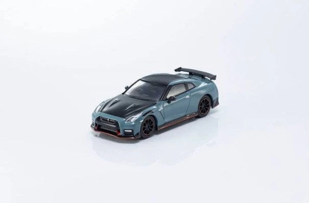 Kyosho - Nissan GT-R Nismo Special Edition Nismo Stealth Gray - Mini Car & Book - Scala 1/64