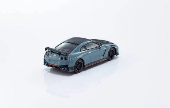 Kyosho - Nissan GT-R Nismo Special Edition Nismo Stealth Gray - Mini Car & Book - Scala 1/64