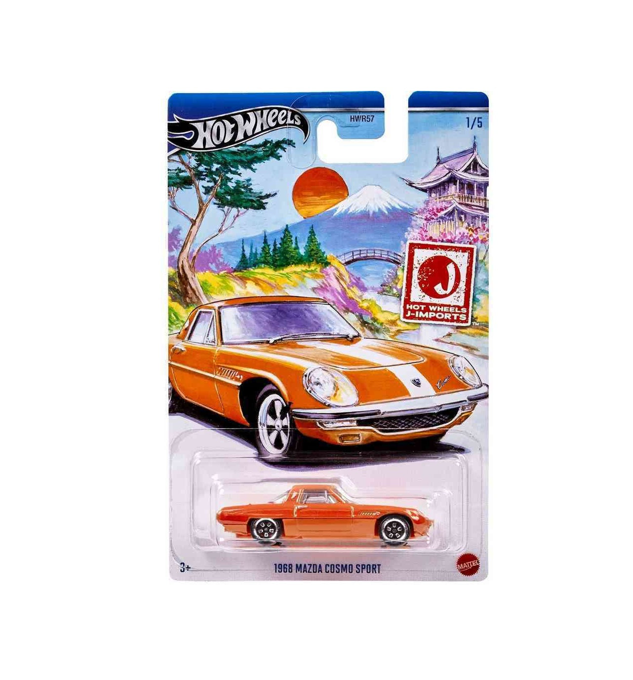 Hot Wheels J-Imports - 1968 Mazda Cosmo Sport - Approx. 1/64 Scale
