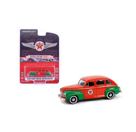 Greenlight Collectibles 1948 Ford Fordor Super Deluxe "Texaco Special Edition" - Scale 1/64