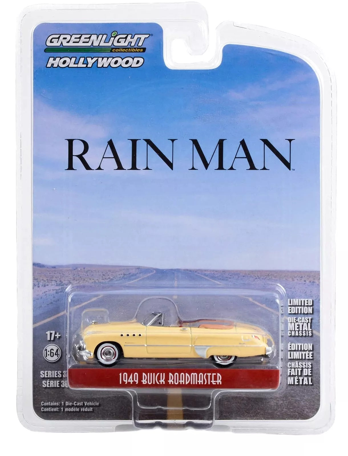 Greenlight - 1949 Buick Roadmaster Rain Man - 1/64 Scale Hollywood Series