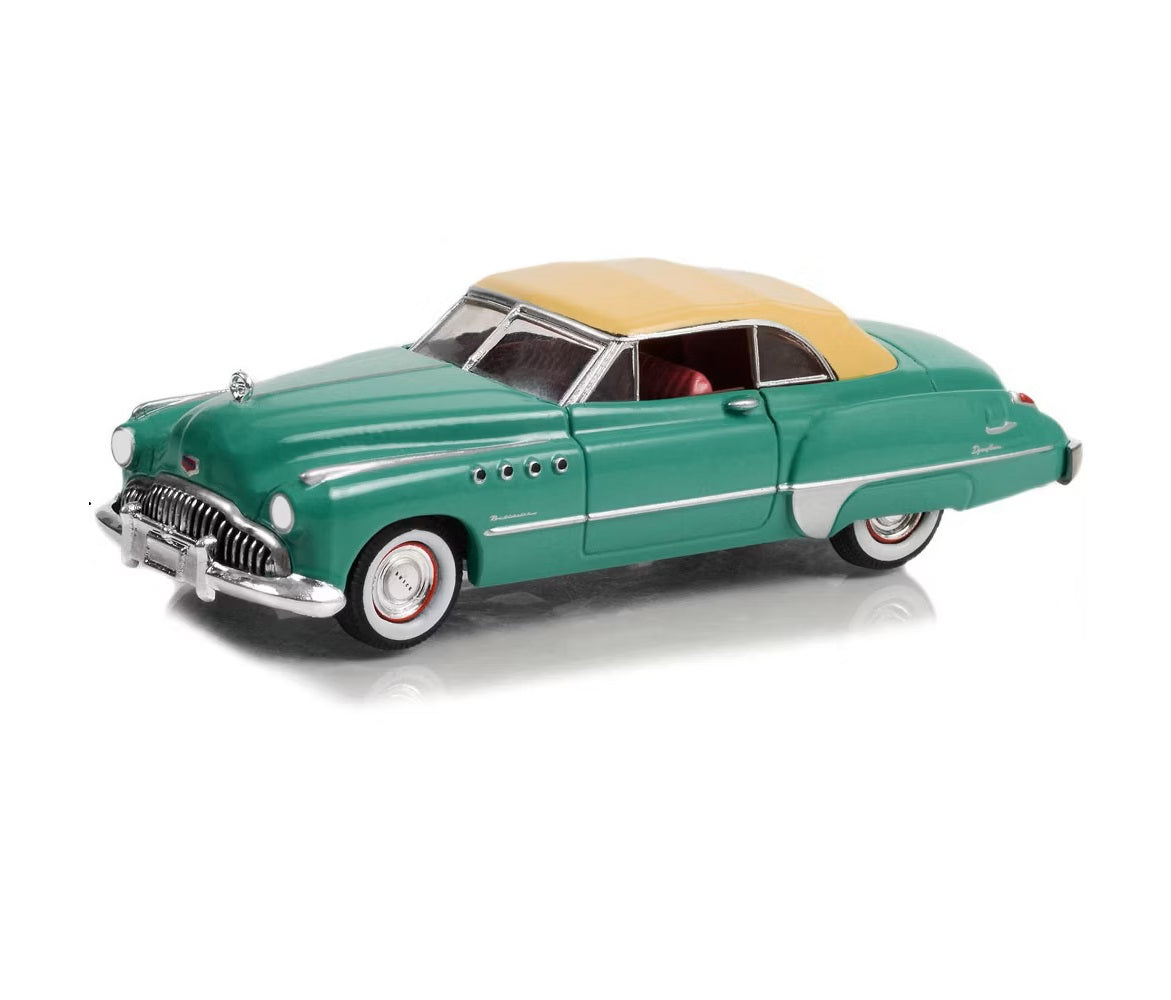Greenlight - 1949 Buick Roadmaster Convertible Green with Tan Soft Top "American Pickers" - 1/64 Scale Hollywood Series
