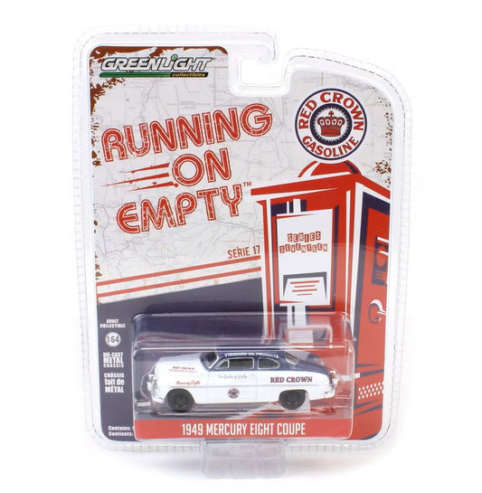Greenlight - 1949 Mercury Eight Coupe Red Crown Series Running On Empty - Scale 1/64