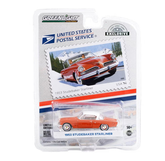 Greenlight - 1953 Studebaker Starliner Red USPS Hobby Exclusive - Scale 1/64