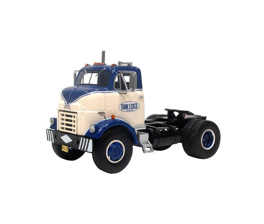 Neo Scale Models - 1954 GMC C 950 Cannonball Day-Cab COE Tractor Blue/Cream - Scale 1/64 NEO64116