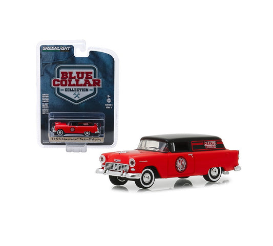 Chevrolet Sedan Delivery 1955, série « Marvel Mystery Oil », collection Blue Collar - Greenlight - Échelle 1/64