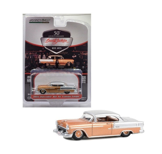 Greenlight Collectibles - 1955 Chevrolet Bell Air Custom Coupe (Lot #1275.1) - Series Barrett Jackson - 1/64 Scale