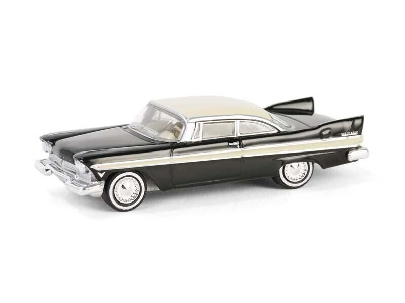 Greenlight Collectibles - 1957 Plymouth Belvedere Black Showroom Floor Series - 1/64 Scale