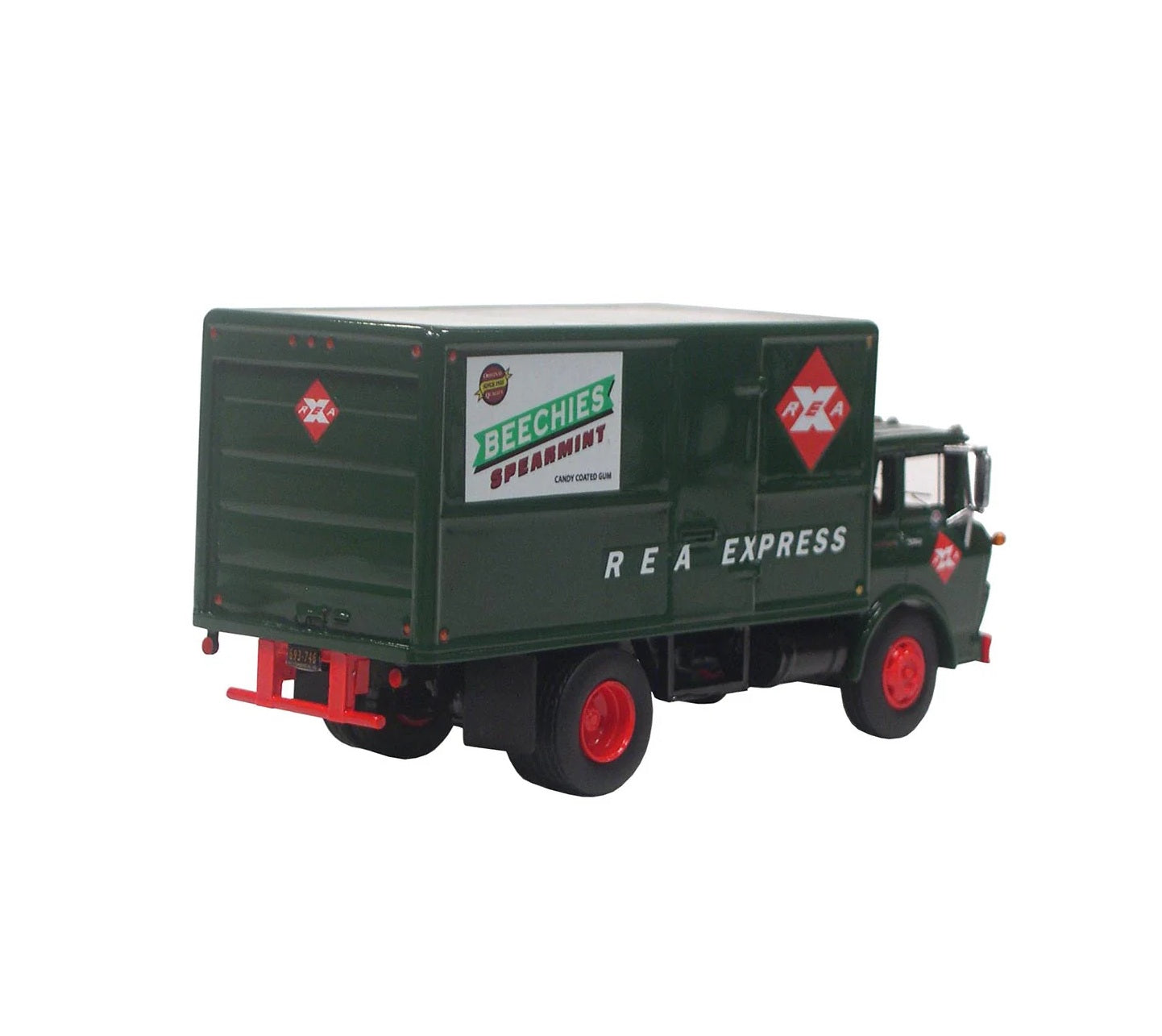 Neo Scale Models - 1960 GMC 6500 Steel Tilt Cab COE Box Truck "REA Express" - 1/64 Scale NEO64087