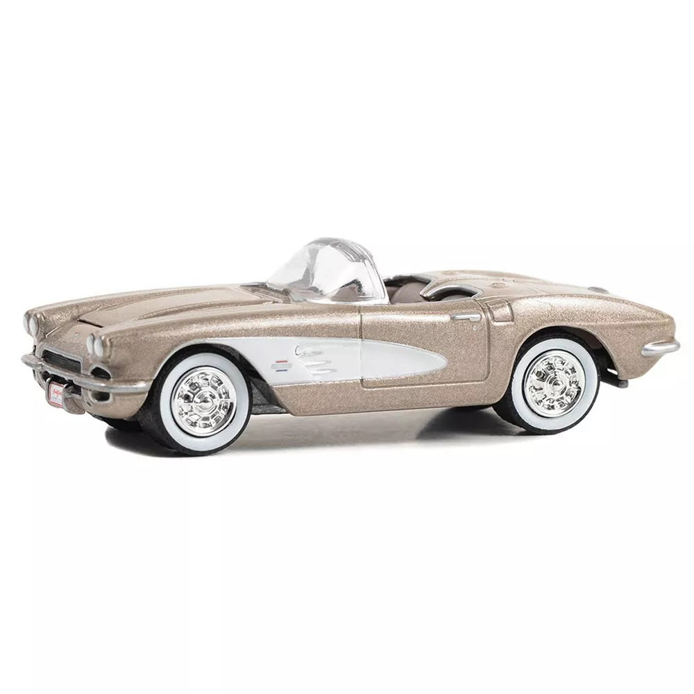 Greenlight - 1961 Chevrolet Corvette Convertible (Lot #1041) - Series Barrett Jackson - Scale 1/64
