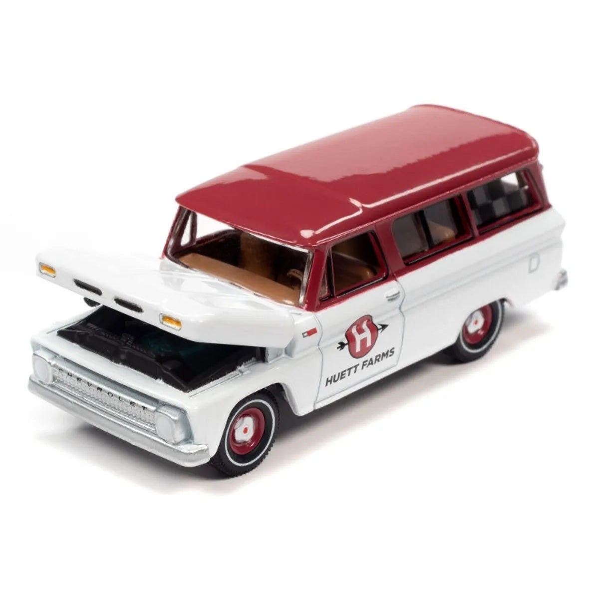 Auto World - Chevy Suburban Huett Farms 1965 - Échelle 1/64