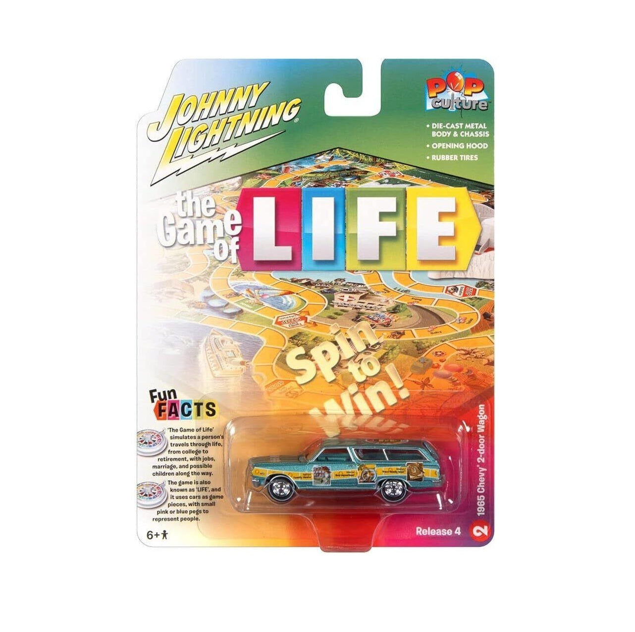 Johnny Lightning - 1965 Chevrolet 2-Door Wagon "LIFE" - Scala 1/64
