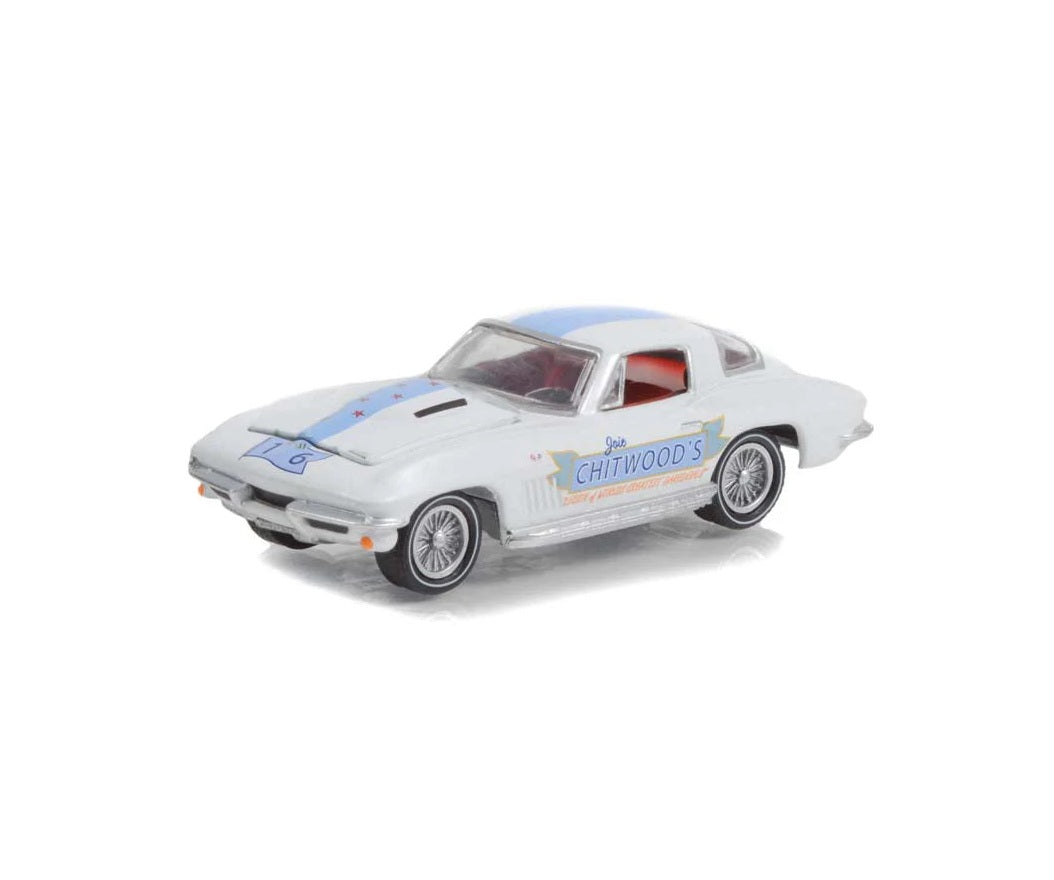 Greenlight Collectibles - 1966 Chevrolet Corvette Joie Chitwood's Legion of Worlds Greatest - 1/64 Scale