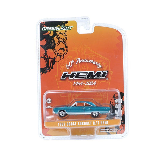 Greenlight Collectibles - 1967 Dodge Coronet R/T Hemi 60th Anniversary - Scala 1/64