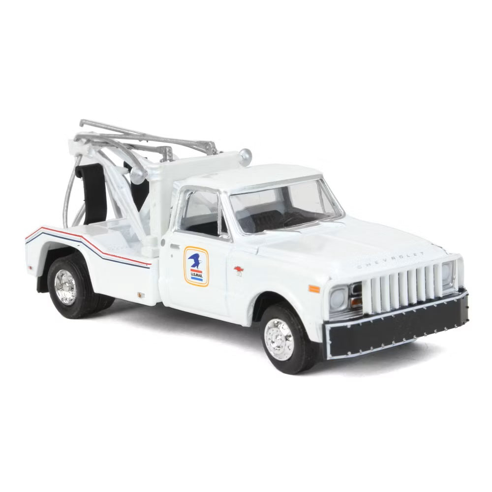 Greenlight - 1968 Chevrolet C-30 Dually Wrecker USPS United States Postal Service - Dually Drivers Series - Scala 1/64