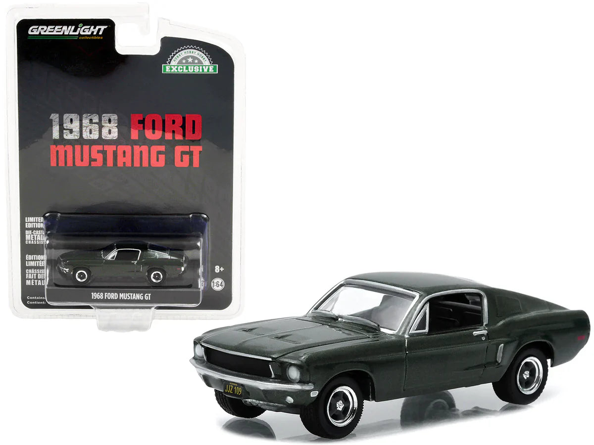 Greenlight - 1968 Ford Mustang GT Green - Scale 1/64