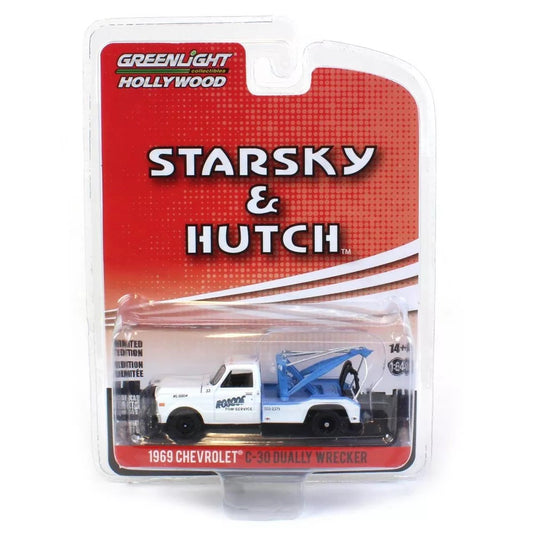 Greenlight - 1969 Chevrolet C-30 Dually Wrecker Starsky & Hutch TV Series - Scala 1/64