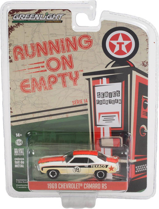 Greenlight - Chevrolet Camaro RS 1969 (Dirty Version) Texaco Series Running On Empty - Greenlight - Scala 1/64