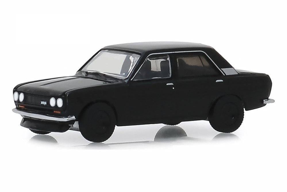 Greenlight - 1970 Datsun 510 Black Bandit Collection - Scale 1/64