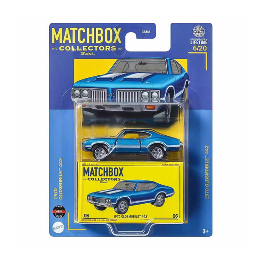 Matchbox Collectors - 1970 Oldsmobile 442 06/20 - Scale 1/64 Approximately