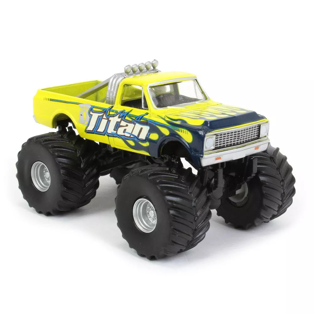 Greenlight - 1972 Chevrolet C-10 Titan Monster Truck Kings of Crunch - Scala 1/64