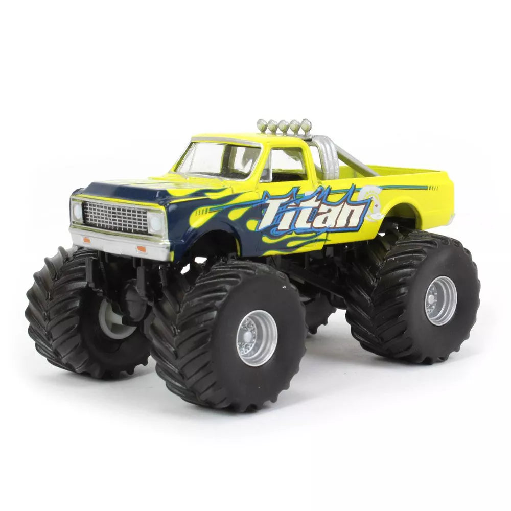 Greenlight - 1972 Chevrolet C-10 Titan Monster Truck Kings of Crunch - Scala 1/64
