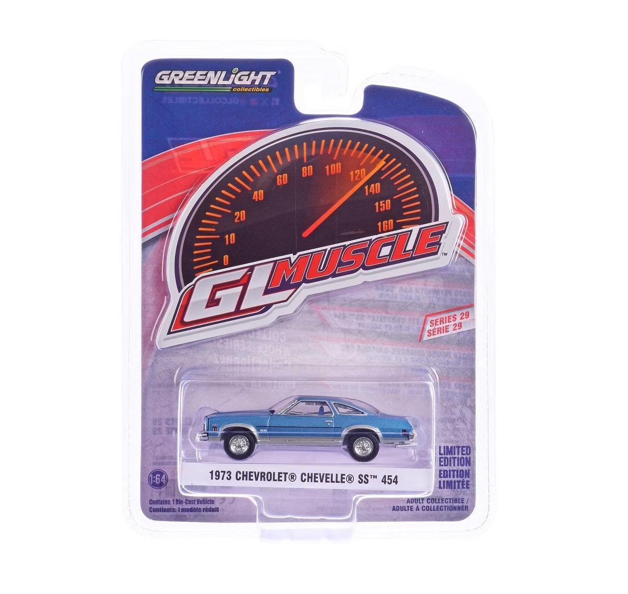 Greenlight Collectibles - 1973 Chevrolet Chevelle SS 454 - GL Muscle Series - Scale 1/64