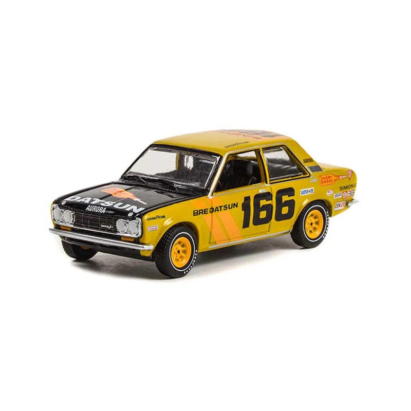 Greenlight - Datsun 510 4 Door Sedan 1973 Yellow - Greenlight - Scale 1/64