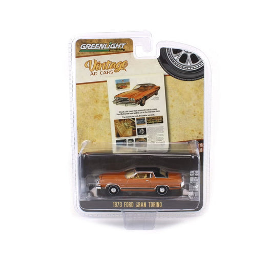 Greenlight - 1973 Gran Torino Vintage AD Cars - Scale 1/64