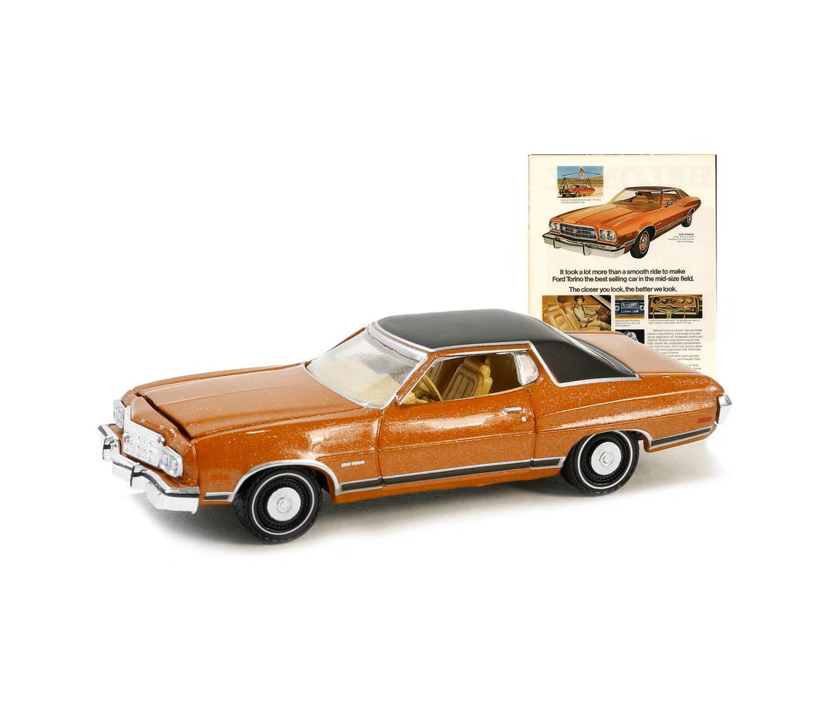 Greenlight - 1973 Gran Torino Vintage AD Cars - Scala 1/64