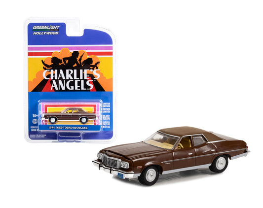 Greenlight - 1974 Ford Torino Brougham Charlie's Angels - Scale 1/64 Hollywood Series