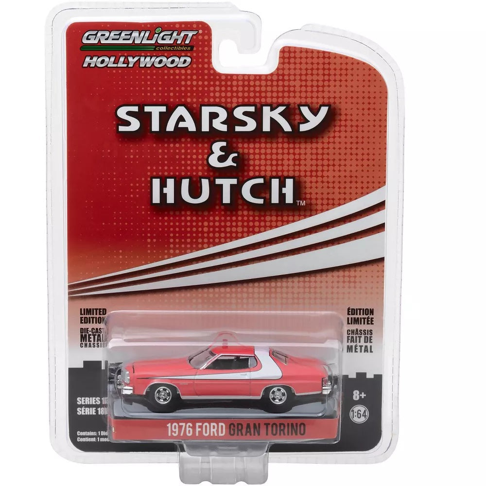 Greenlight - Ford Gran Torino 1976 Starsky &amp; Hutch TV Series - Greenlight - Scale 1/64