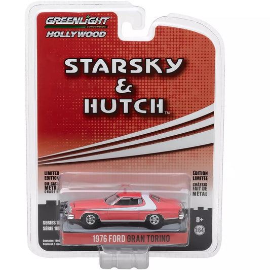 Greenlight - Ford Gran Torino 1976 Starsky &amp; Hutch TV Series - Greenlight - Scale 1/64