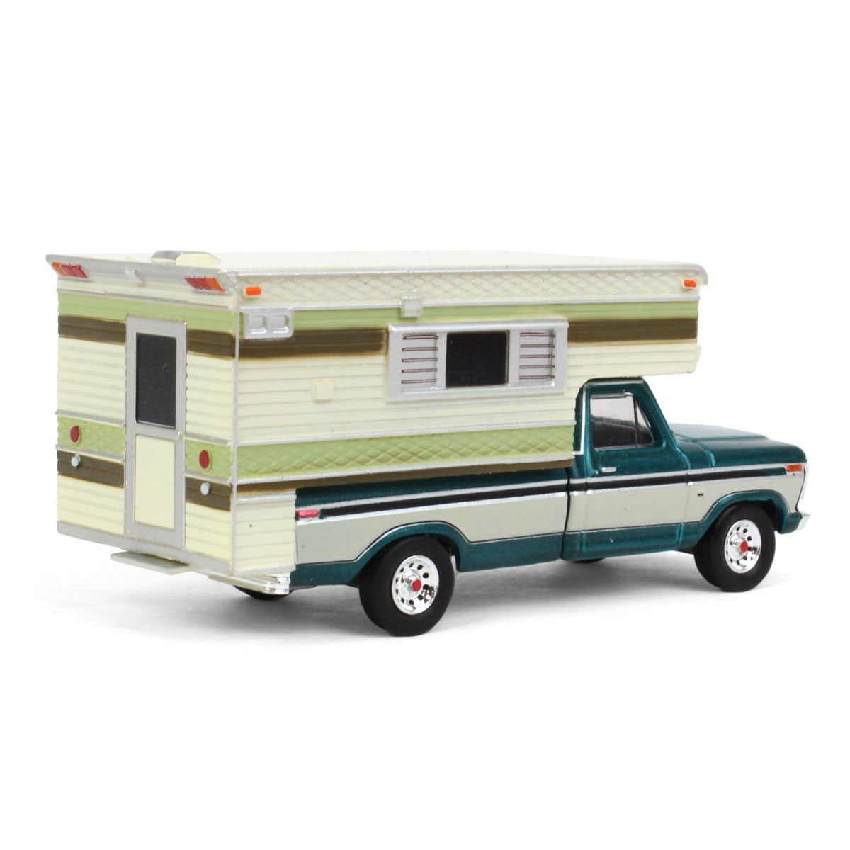 Greenlight - 1978 Ford F-250 with Large Camper - Scala 1/64